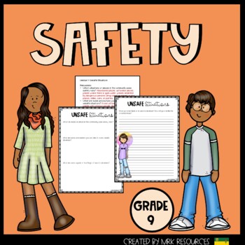 Preview of Safety Grade 9 Health Unit