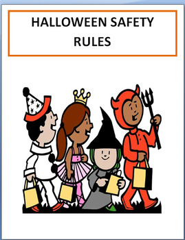 Preview of Halloween Safety Rules- lesson, 4 fun activities! - CDC Health Standard 5