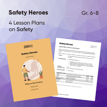 Preview of Safety Heros | Safety Unit | 4 Lesson Plans