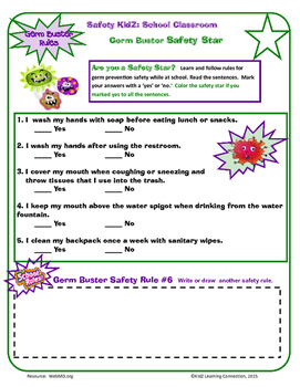 Preview of Germ Busters for the Classroom