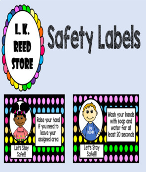 Preview of Social Distancing/  Safety Posters