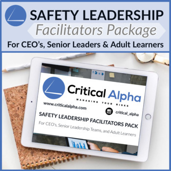 Preview of Safety Leadership: Facilitators Pack - for CEOs, Senior Leaders & Adult Learners