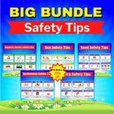 Safety Lessons: Fire, Sun,Earthquake, Road, Printable & Di