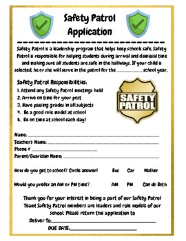 Preview of Safety Patrol Application