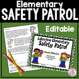 Safety Patrol Sponsor Packet  | Print and Google Slides