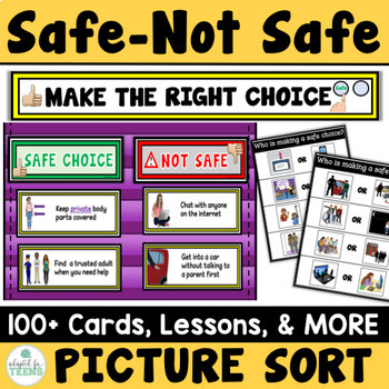 Preview of Safety Picture Sort for Special Education Teens
