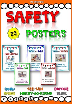 Safety Posters by The Innovator | Teachers Pay Teachers