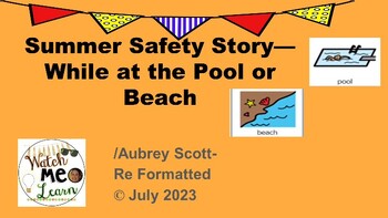 Preview of Safety Rules: Safety at Pool/Beach Story