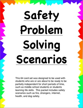 safety problem solving speech therapy