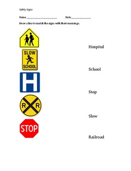 Safety Signs by Katrina Smith | TPT