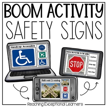 Preview of Safety Signs Digital Boom Cards