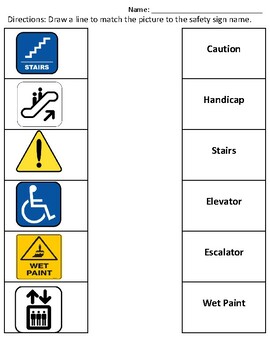 Safety Signs Worksheets - 15 Worksheets.com