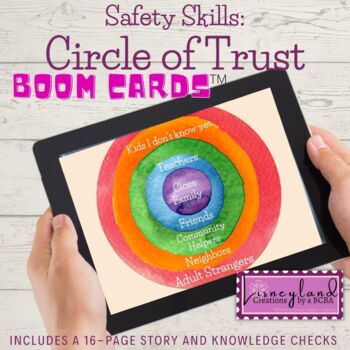 Preview of Safety Skills: Circle of Trust Boom Cards