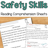 Safety Skills Reading Comprehension Sheets - Functional Academics