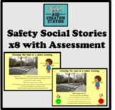 Safety Social Stories Bundle with Assessment