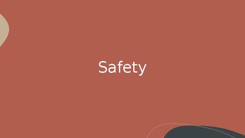 Preview of Safety Unit PowerPoint