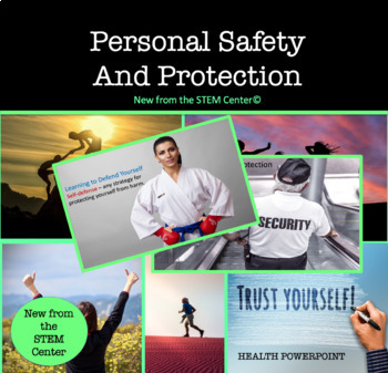 Preview of Safety and Injury Prevention PowerPoint - Health Class - Bundle