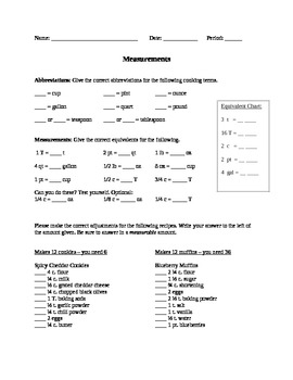 Preview of Safety and Measurements in Foods