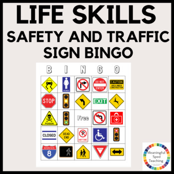 Preview of Safety and Traffic Signs Bingo for Special Education and Life Skills