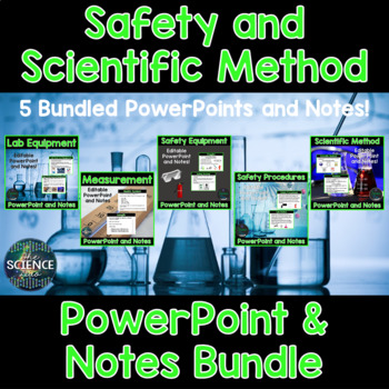 Preview of Lab Safety and the Scientific Method PowerPoint and Notes Bundle
