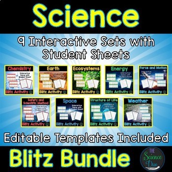 Preview of Science Blitz Bundle