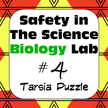 Preview of Safety in the Biology / Microbiology Laboratory Best Practices #4 Tarsia Puzzle