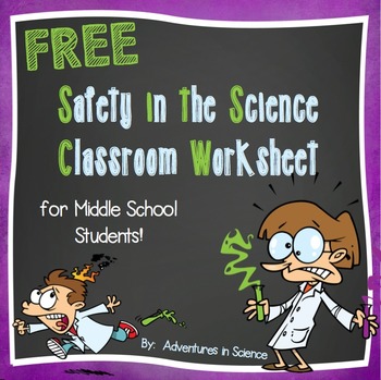 Preview of Safety in the Science Classroom Worksheet