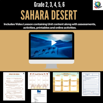 Preview of Sahara Desert - A Virtual Field Trip for Grades 2-6
