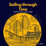 Sailing through Time: An Antique Ships Coloring Journey