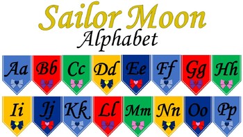 Preview of Sailor Moon-Inspired Alphabet