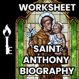 Saint Anthony of Padua | Handout, Worksheet, Answer Key