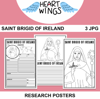 Preview of Saint Brigid of Ireland Research Posters | 3 Posters