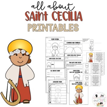 Preview of Saint Cecilia - Feast Day November 22nd - Catholic Saints