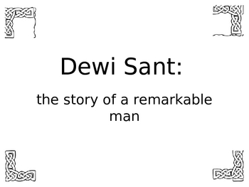 Preview of Saint David - Dewi Sant Patron Saint of Wales