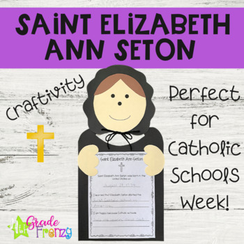 Preview of Saint Elizabeth Ann Seton Craft Catholic Schools Week Activity