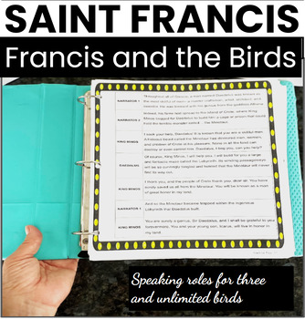 Preview of Saint Francis and the Feathered Friends - Reader's Theater Skit with Activities
