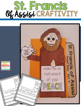 Preview of Saint Francis of Assisi Craftivity