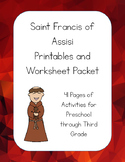 Saint Francis of Assisi Printables Activity Packet