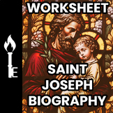 Saint Joseph the Worker | Handout, Worksheet, Answer Key