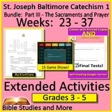 Saint Joseph Baltimore Catechism 1 BUNDLE Part 3 The Sacra