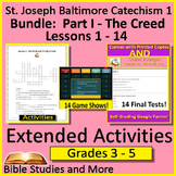 Saint Joseph Baltimore Catechism 1 BUNDLE - Part I The Cre