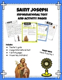 Saint Joseph Informational Text and Activity Pages with an