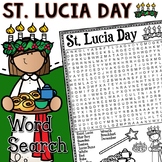 Saint Lucia Day Word Search Puzzle Holidays Around the Wor