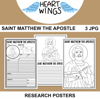 Preview of Saint Matthew the Apostle Research Posters | 3 Posters