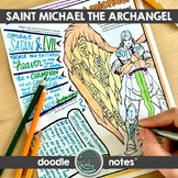 Saint Michael the Archangel Doodle Notes | About Catholic Saints