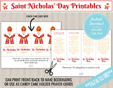 Saint Nicholas Day Printables | Bookmarks, Prayer Cards, C