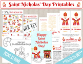 Saint Nicholas Day Printables | Coloring Pages, Prayer Car