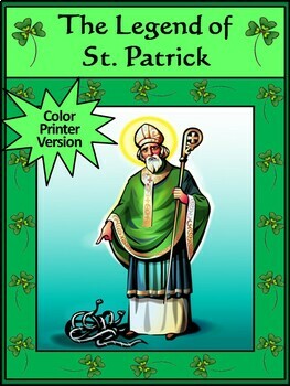 Preview of Saint Patrick's Day ELA Activities: The Legend of St. Patrick  - Color Version