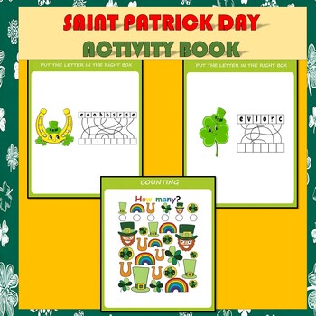 Preview of Saint Patrick Day Activity Book