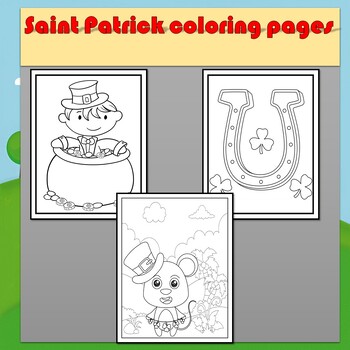 Preview of Saint Patrick Day Coloring Pages